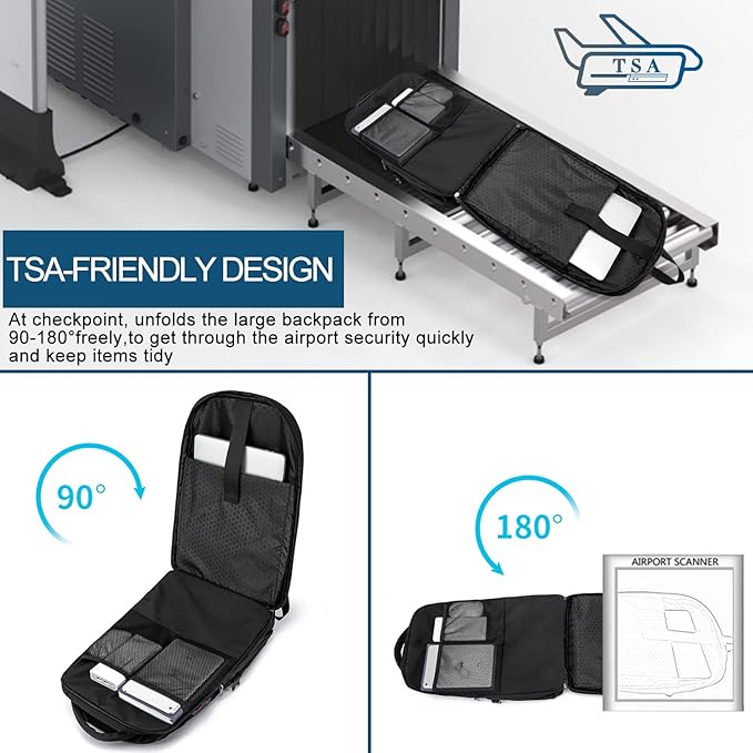 Travel Laptop Backpack, Anti Theft Backpack - Image 5