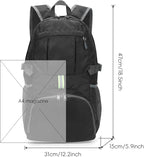 Yaopeing Lightweight Backpack, 25L Foldable Hiking Packable, Water Resistant - Image 6