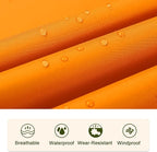 SaphiRose Unisex Rain Poncho Raincoat Hooded - Image 4