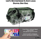 Waterproof Motorcycle Duffel Bag Roll Top Dry Duffel Bag - Image 2