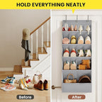Over the Door Shoe Organizer for Closet, Shoes Rack for Closet - Image 6