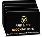 SaiTech IT 5 Pack RFID Blocking Card, One Card Protects Entire Wallet Purse by SaiTechIT