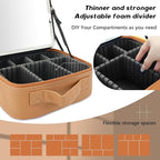 Makeup Bag with Led Mirror, Travel Makeup Organizer with 3 Color Setting - Image 3