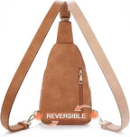 Telena Small Sling Bag for Women Leather Crossbody Fanny Packs Chest Bag for - Image 5