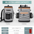 Large 52cans Cooler Backpack, Waterproof, Leak Proof, 30L Large Capacity - Image 2
