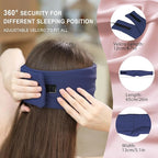LC-dolida Sleep Mask with Bluetooth Headphones, Ice Silk Sleep Headphones with - Image 9