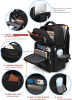 Professional Business Backpack for Men, 15.6inch Laptop Compartment - Image 4
