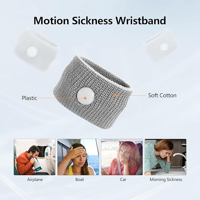Motion Sickness Wristband, Anti-Nausea Acupressure Wrist Band - Image 2