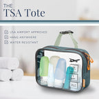 Toiletry Bag Kit Set: Hanging Travel Toiletry Bag + 311 TSA Cosmetic Liquid Bag - Image 5