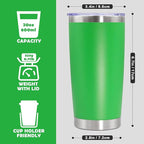 20oz Tumbler Stainless Steel Tumbler Cup - Image 4