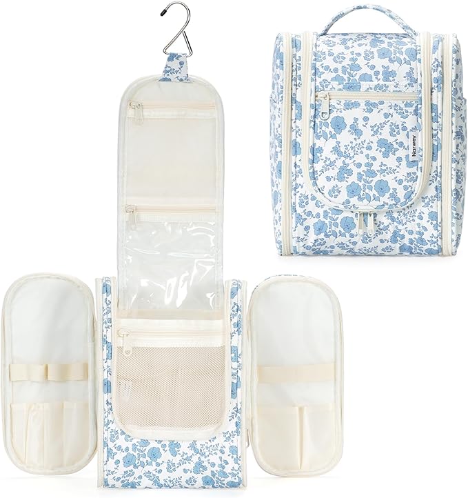 Narwey Hanging Toiletry Bag Women Travel Makeup Bag Organizer Toiletries Bag by Narwey