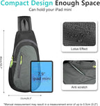 TITECOUGO Small Sling Bag, Lightweight Crossbody Backpack - Image 4