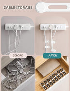 Magnetic Cord Ties Organizers, Kanemc Silicone Cable Tie Cord Wrap Reusable - Image 3
