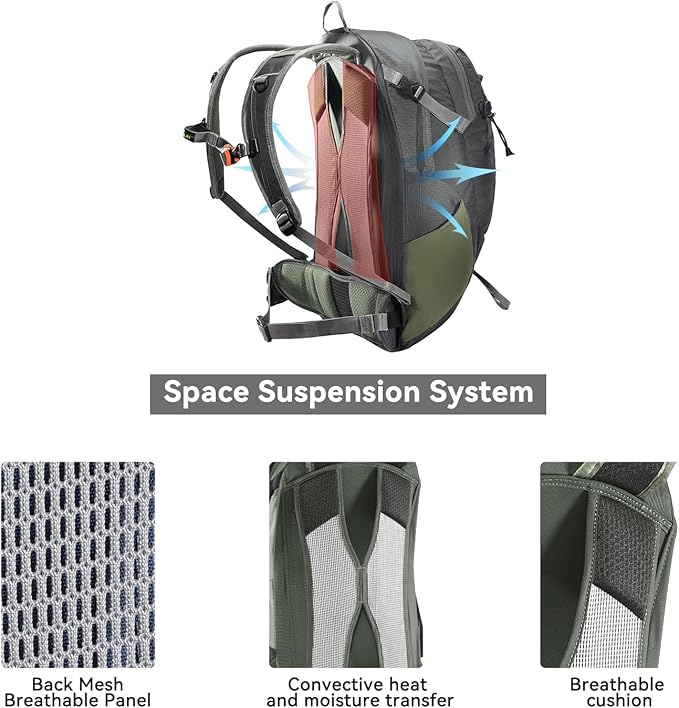 KAILAS Q-WIND II 28L Hiking Daypack Waterproof Lightweight Backpack - Image 2