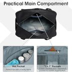 Narwey 18" Carry on Bag with Laptop Compartment 14 Inch Travel Duffel Bag - Image 3