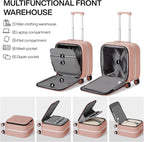 mixi Carry On Luggage, 18” Suitcase - Image 4