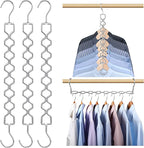 3 Pack Space Saving Hangers for Clothes, Heavy Duty 30Lbs Capacity Magic by Besslly
