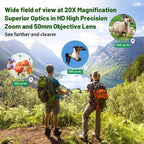 Binoculars for Adults 20x50 High Power Low Light Waterproof HD Compact - Image 7