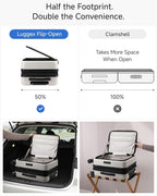 Carry On Luggage Top Opening, FLT Expandable Polycarbonate Hard Shell Suitcase - Image 3