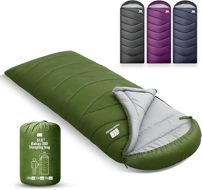 Sleeping Bags for Adults Cold Weather, Waterproof, Lightweight Camping Sleeping by Unknown