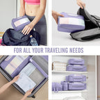 Veken 10 Set Packing Cubes for Travel Essential, Suitcase Organizer Bags in 4 - Image 7