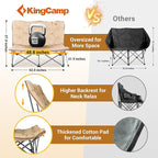 KingCamp Butterfly Chair Oversized XL Saucer Chair - Image 2
