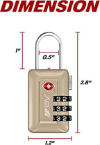 BV TSA Accepted Luggage Travel Lock, Set-Your-Own Combination Lock - Image 3
