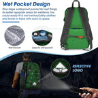 IGOLUMON Hiking Backpack 40L Packable Lightweight Camping Backpack Men Women - Image 3