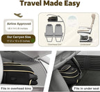 Small Rolling Backpack for Women, Lightweight Travel Backpack - Image 8