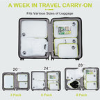 Cipway Compression Packing Cubes, Ultralight Luggage Organizer Bags - Image 7