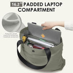 SIMTOP Tote Bag for Women with Magnetic Pocket Water Resistant Polyester 16.2" - Image 5
