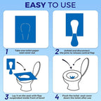 YGDZ Toilet Seat Covers Disposable, XL Flushable Toilet Seat Covers Travel - Image 7