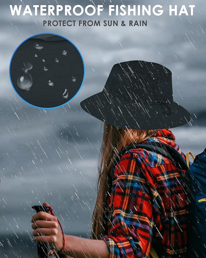 BROTOU Foldable Bucket Hats for Women/Men, UPF 50+ Wide Brim Sun Hat, - Image 4