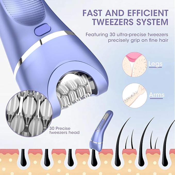 Electric Shavers for Women, 7 in 1 Hair Removal Kit - Image 4