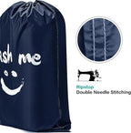 HOMEST 2 Pack XL Wash Me Travel Laundry Bag, Dirty Garments Organizer, Large - Image 2