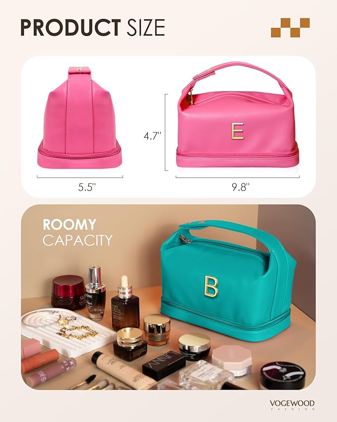Gift for Her Birthday, Personalized Makeup Bag - Image 7