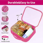 TSA Approved Travel Toiletry Bag, 3 Pack Clear Makeup Bags - Image 5
