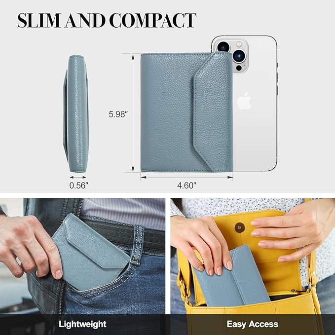 Leather Passport Holder for Travel, Passport Book Holder, Rfid Blocking Travel - Image 2