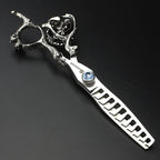 6/7/8/9 Inches Professional Hairdressing Scissors Set,Stainless Steel Hairdressing Scissors for Women & Men… (6 inch cutting scissors)
