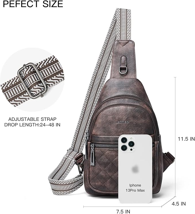 Sling Bag For Women Fanny Pack Crossbody Travel Shoulder Belt Bags Tote - Image 3