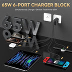 USB C Fast Charger Block, iPhone Charger Fast Charging Blocks 65W Multi Port - Image 3