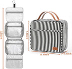 Hanging Travel Toiletry Bag, Large Capacity Cosmetic Travel Toiletry Organizer - Image 5