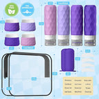 16Pack Travel Bottles for Toiletries, TSA Approved Travel Size Toiletries - Image 2