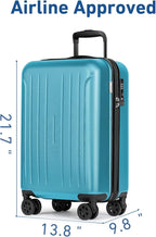 KYME Suitcase Hardshell With Double Spinner Wheels, PC+ABS TSA Lock Travel - Image 3