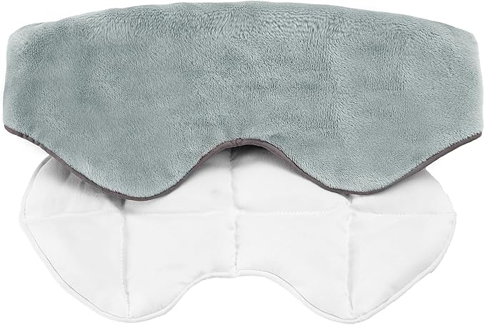 Sivio Weighted Eye Mask for Sleeping, Cooling & Cozy Reversible Blackout Sleep - Image 7