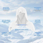 3 Pack Cooling Hoodie Towels for Neck and Face, UPF 50 Sun Protection & Instant - Image 2