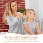Wide Tooth Comb 2 PCS Large Row Combs Thick Knotting Curls Curly Wet Wigs Hair Stylist Comb Anti-slip Teeth Hook Handle Hairstyle Set Fine Detangling Hairdressing Scratch Scalp Tidy Shower Appliances