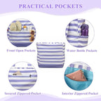 VASCHY Beach Bag for Women, Large Waterproof Sandproof Fold-able Packable Pool - Image 6