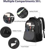 MATEIN 18.4 Inch Laptop School Backpack 50 L, Extra Large Anti Theft Carryon - Image 8