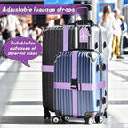 Weewooday 8 Pcs Luggage Straps Suitcase Tags Set - Image 6
